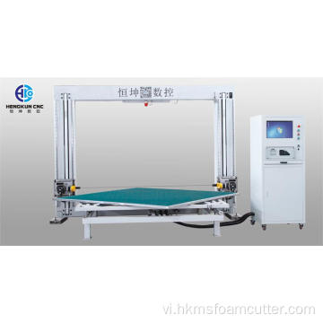 Máy cắt bọt dao động CNC với bàn xoay